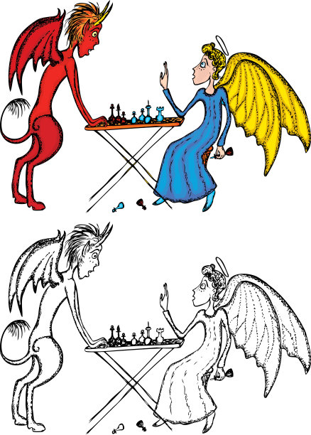 魔鬼与天使的棋局图片 魔鬼与天使的棋局图片下载