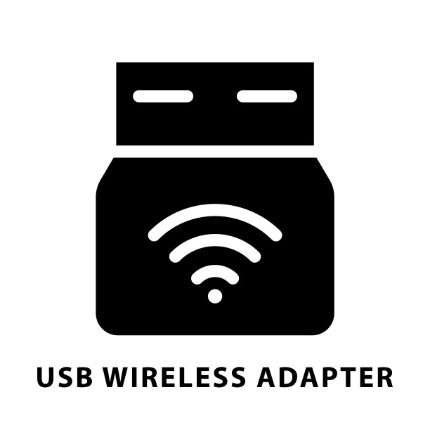 带有RFID信号图标的Usb适配器图片 带有RFID信号图标的Usb适配器图片下载
