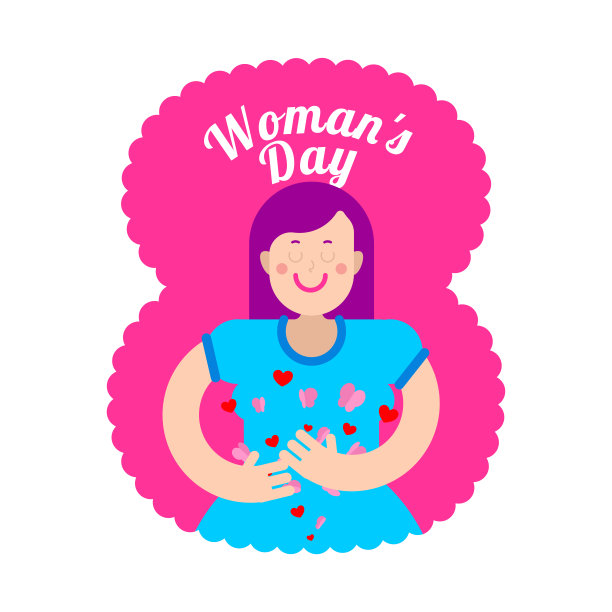 3月8日。女人和数字8。国际妇女节图片 3月8日。女人和数字8。国际妇女节图片下载