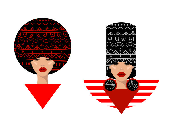 美丽时尚的女人。黑色非洲发型,带有装饰。明亮的妆容,红色的口红,红色抽象的连衣裙。矢量插图,孤立在白色,化身。印刷墙纸,背景。图片 美丽时尚的女人。黑色非洲发型,带有装饰。明亮的妆容,红色的口红,红色抽象的连衣裙。矢量插图,孤立在白色,化身。印刷墙纸,背景。图片下载