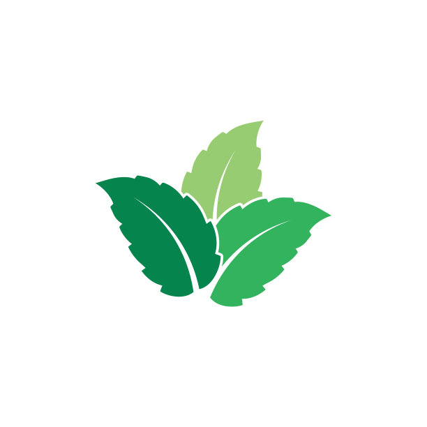 叶薄荷矢量图像图片 叶薄荷矢量图像图片下载