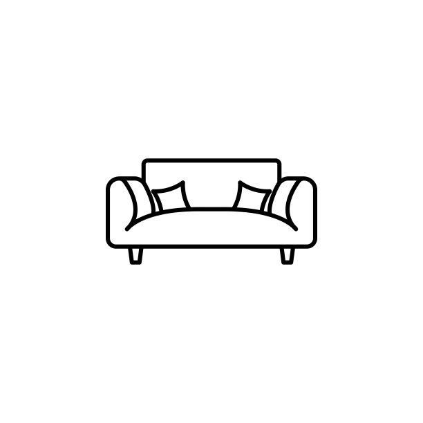 扶手椅,家具,座位线插图图标上的白色背景图片 扶手椅,家具,座位线插图图标上的白色背景图片下载