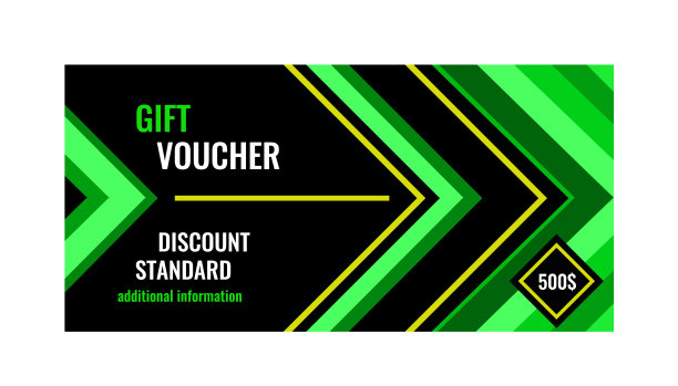水平的礼品券绿色线在黑色的背景。明亮的抽象设计与箭头图片 水平的礼品券绿色线在黑色的背景。明亮的抽象设计与箭头图片下载