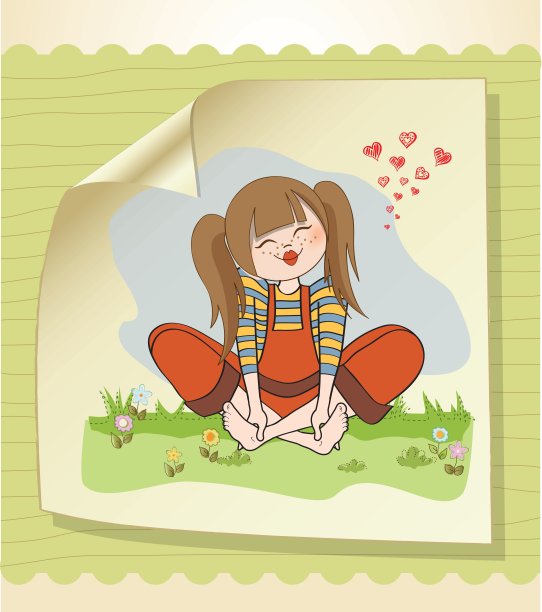 浪漫的女孩赤脚坐在草地上图片 浪漫的女孩赤脚坐在草地上图片下载