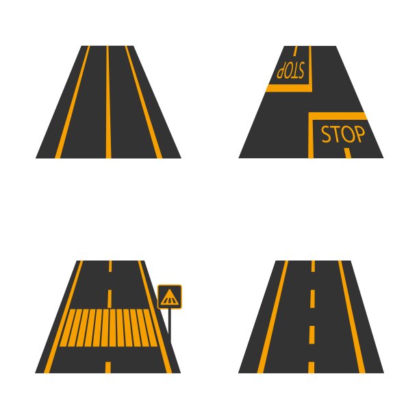 道路图标,矢量图。图片 道路图标,矢量图。图片下载