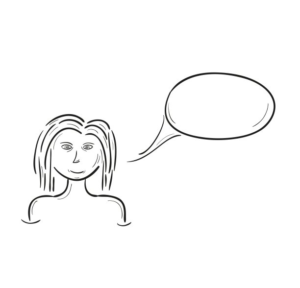画一个女孩,然后说泡泡图片 画一个女孩,然后说泡泡图片下载