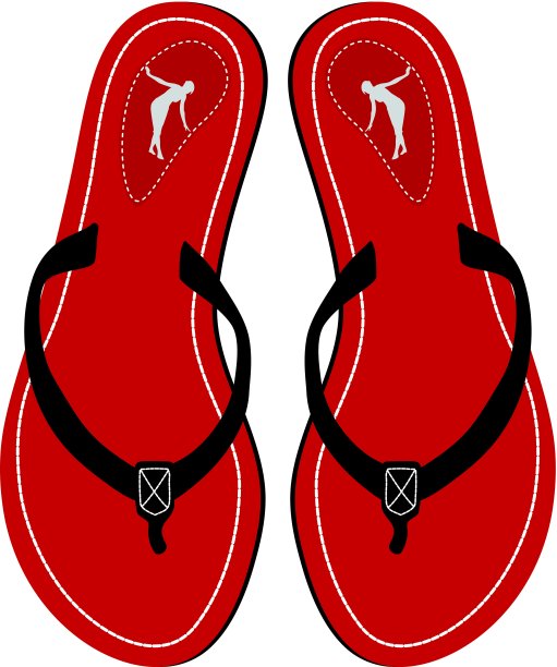 红色的凉鞋图片 红色的凉鞋图片下载