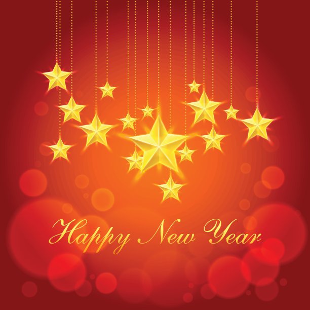 红色的方框上有圣诞星星。Schastlivogo新年。图片 红色的方框上有圣诞星星。Schastlivogo新年。图片下载
