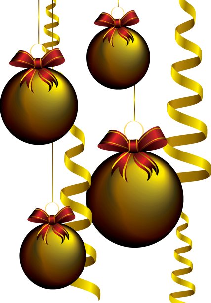 新年和圣诞节的金饰图片 新年和圣诞节的金饰图片下载