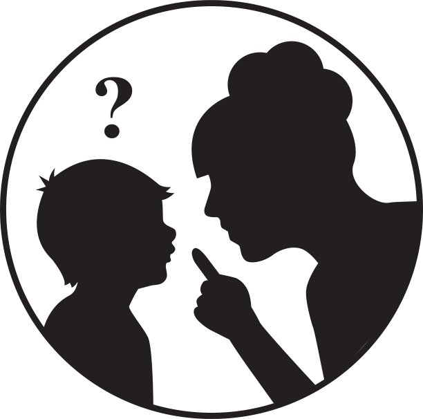 剪影妈妈骂着孩子图片 剪影妈妈骂着孩子图片下载