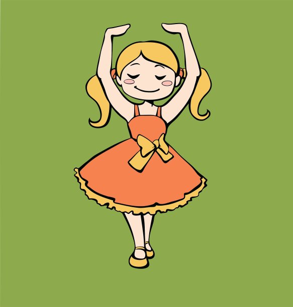 跳芭蕾舞的女孩图片 跳芭蕾舞的女孩图片下载