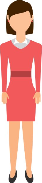随意年轻女子孤立图标设计图片 随意年轻女子孤立图标设计图片下载