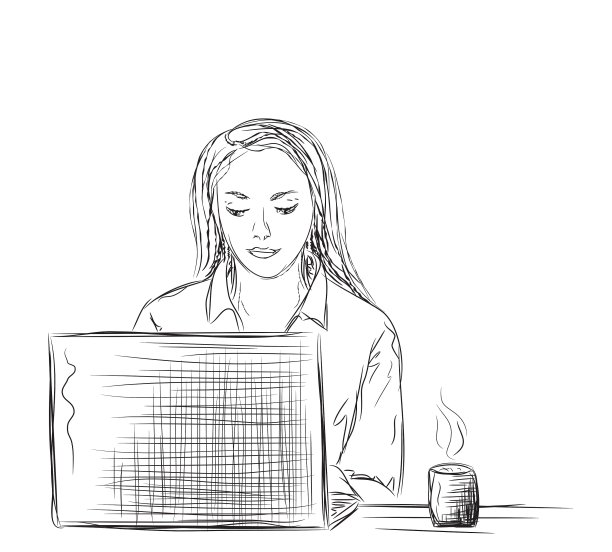 一个狡猾的女操作员图片 一个狡猾的女操作员图片下载