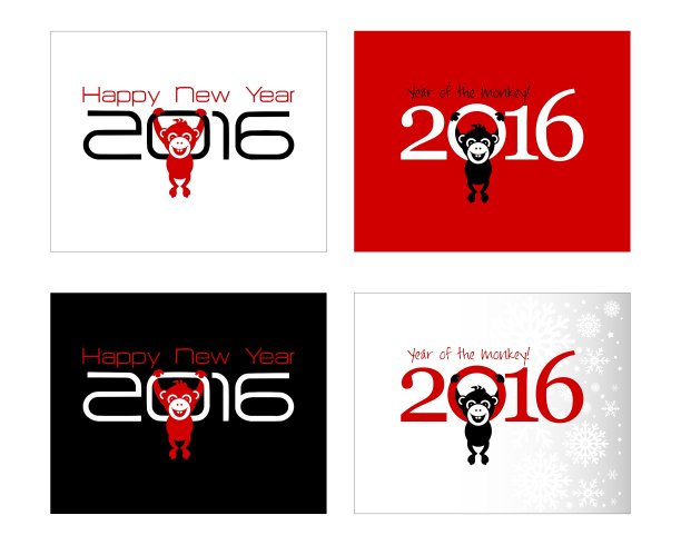 2016年贺年卡或背景有猴年快乐图片 2016年贺年卡或背景有猴年快乐图片下载