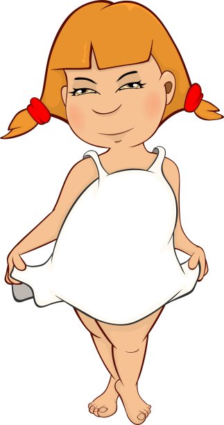 小女孩卡通图片 小女孩卡通图片下载
