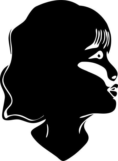 轮廓的女孩图片 轮廓的女孩图片下载