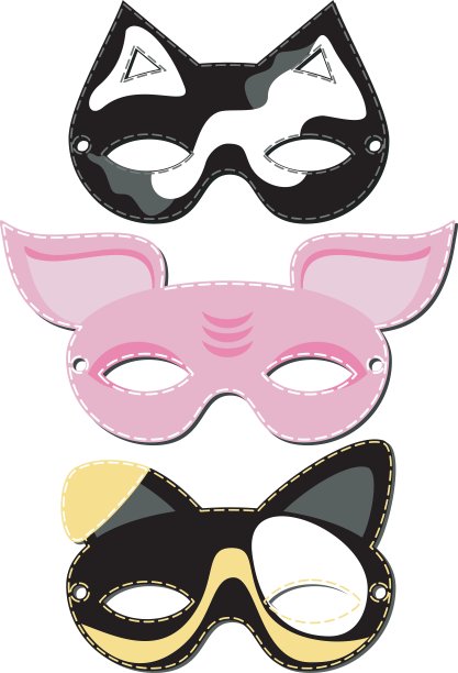 动物面具设计图片 动物面具设计图片下载