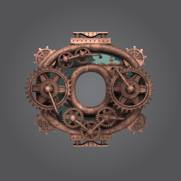 0生锈的字母与齿轮图片 0生锈的字母与齿轮图片下载