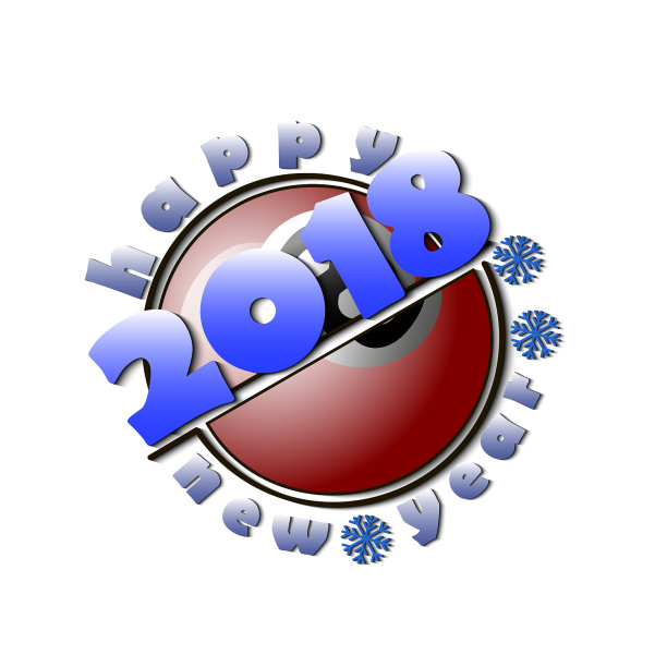 台球和新年2018图片 台球和新年2018图片下载