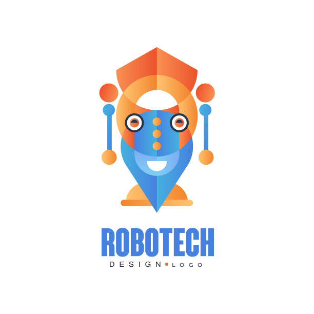 Robotech公司标识设计徽章图片 Robotech公司标识设计徽章图片下载