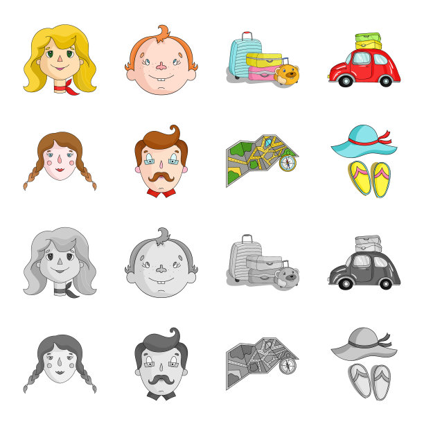 旅行度假露营地图家庭假日套装图片 旅行度假露营地图家庭假日套装图片下载