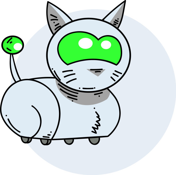 机器人猫手绘图像图片 机器人猫手绘图像图片下载