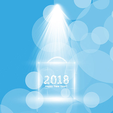 圣诞晚会海报《快乐2018新年传单》图片 圣诞晚会海报《快乐2018新年传单》图片下载