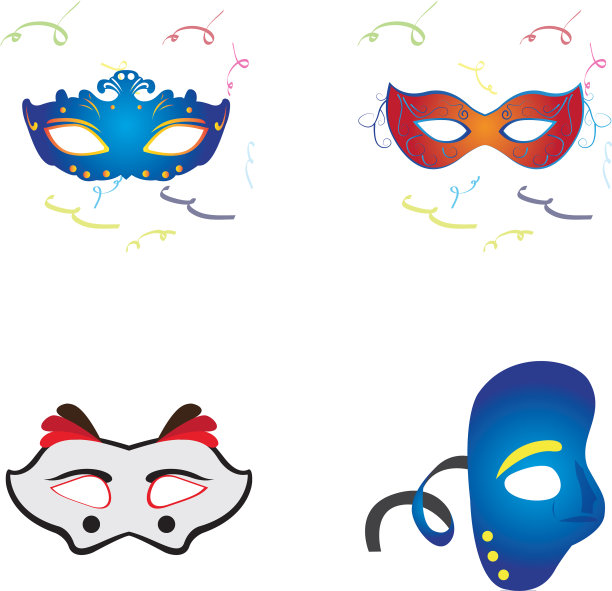 嘉年华面具套装图片 嘉年华面具套装图片下载