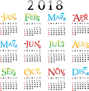 日历规划师2018年新年快乐图片 日历规划师2018年新年快乐图片下载