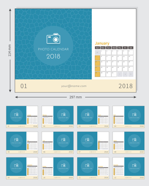 照片日历2018准备打印图片 照片日历2018准备打印图片下载