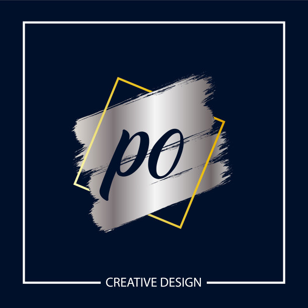 首字母Po logo模板设计图片 首字母Po logo模板设计图片下载