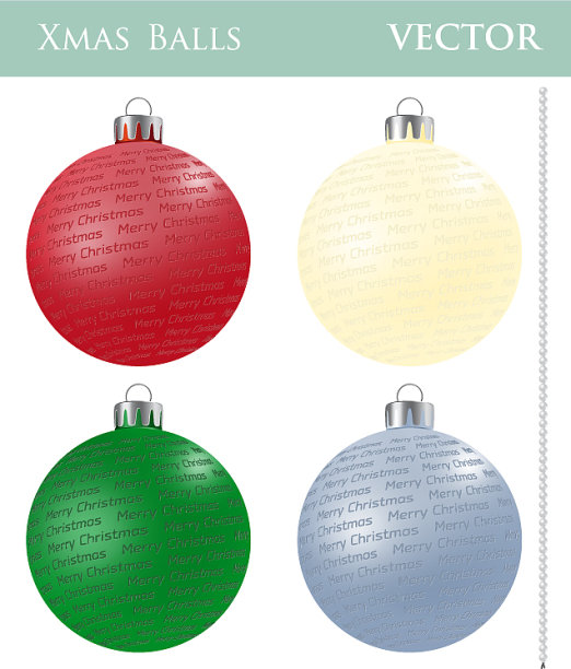 一套圣诞彩球图片 一套圣诞彩球图片下载