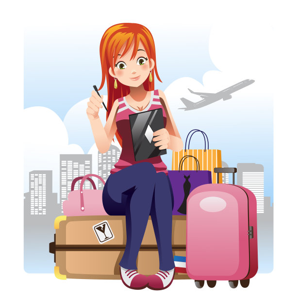 旅行的女孩图片 旅行的女孩图片下载