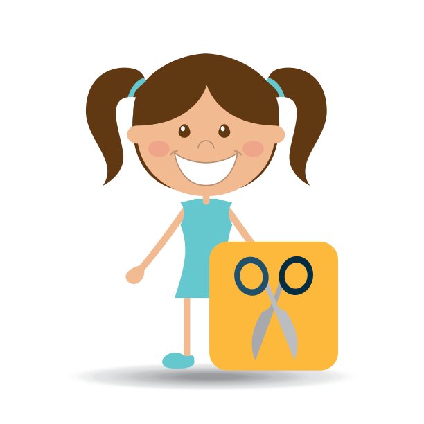 快乐女生学校剪刀图标图片 快乐女生学校剪刀图标图片下载