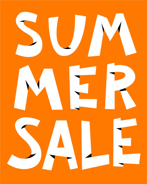 夏季销售字体可爱的组成季节图片 夏季销售字体可爱的组成季节图片下载