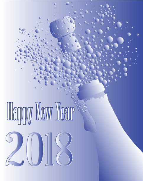 2018年的蓝色和白色瓶子图片 2018年的蓝色和白色瓶子图片下载