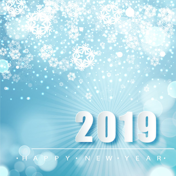 2019年冬季蓝色圣诞排版设计图片 2019年冬季蓝色圣诞排版设计图片下载