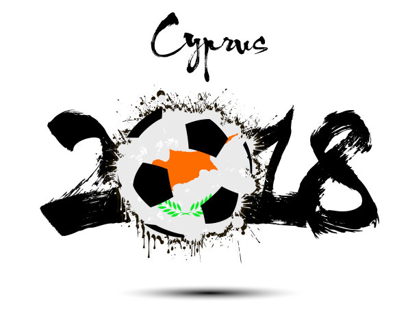 2018抽象数字和足球印迹图片 2018抽象数字和足球印迹图片下载