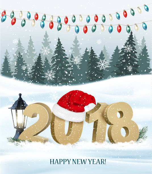 圣诞节背景用2018和红色图片 圣诞节背景用2018和红色图片下载
