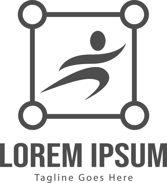 运动标志模板设计极简运动图片 运动标志模板设计极简运动图片下载