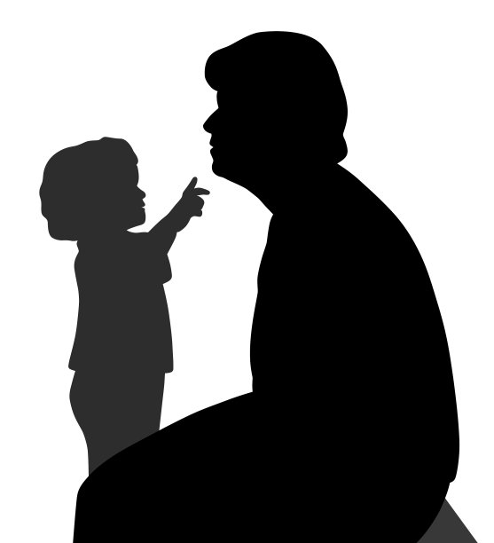 孩子想摸祖母的下巴图片 孩子想摸祖母的下巴图片下载