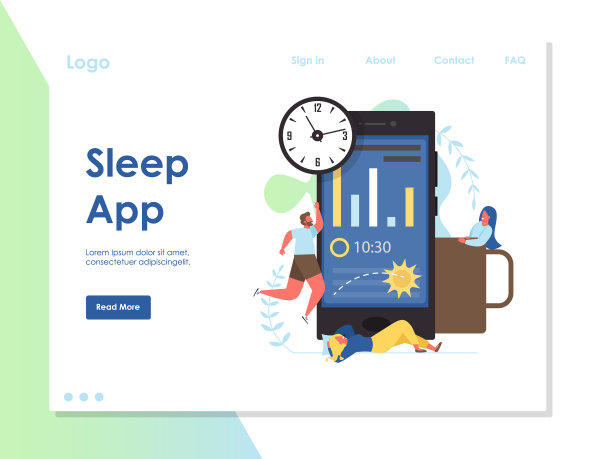 睡眠app网站登陆页面设计图片 睡眠app网站登陆页面设计图片下载