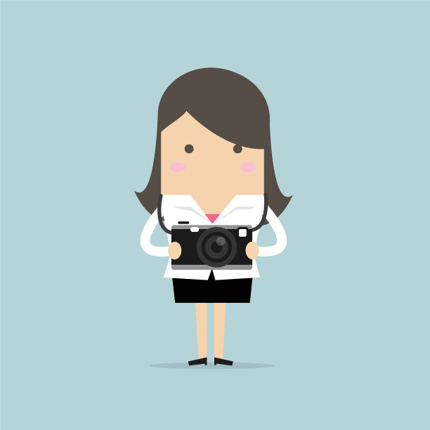 拿着相机的女商人图片 拿着相机的女商人图片下载