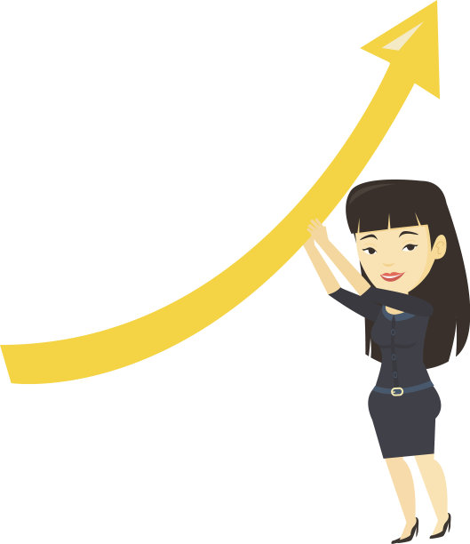 女商人拿着箭往上走图片 女商人拿着箭往上走图片下载