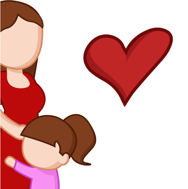 小女儿拥抱着妈妈图片 小女儿拥抱着妈妈图片下载