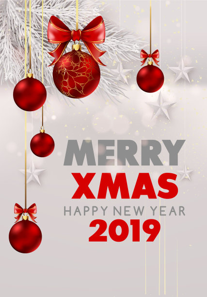 圣诞快乐,恭贺2019白新年图片 圣诞快乐,恭贺2019白新年图片下载