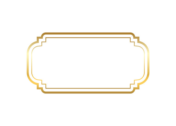 金框漂亮简单的金色设计图片 金框漂亮简单的金色设计图片下载
