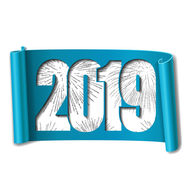 贺年卡白色号码2019银图片 贺年卡白色号码2019银图片下载