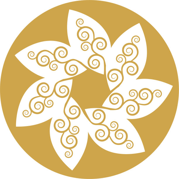 圆花图标标志模板图片 圆花图标标志模板图片下载