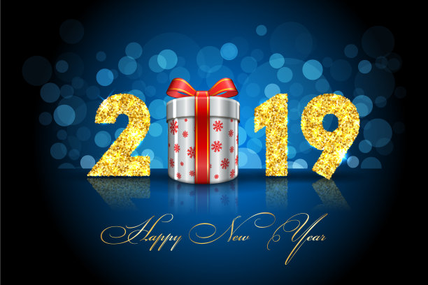 新年贺卡3d礼盒丝带蝴蝶结金图片 新年贺卡3d礼盒丝带蝴蝶结金图片下载